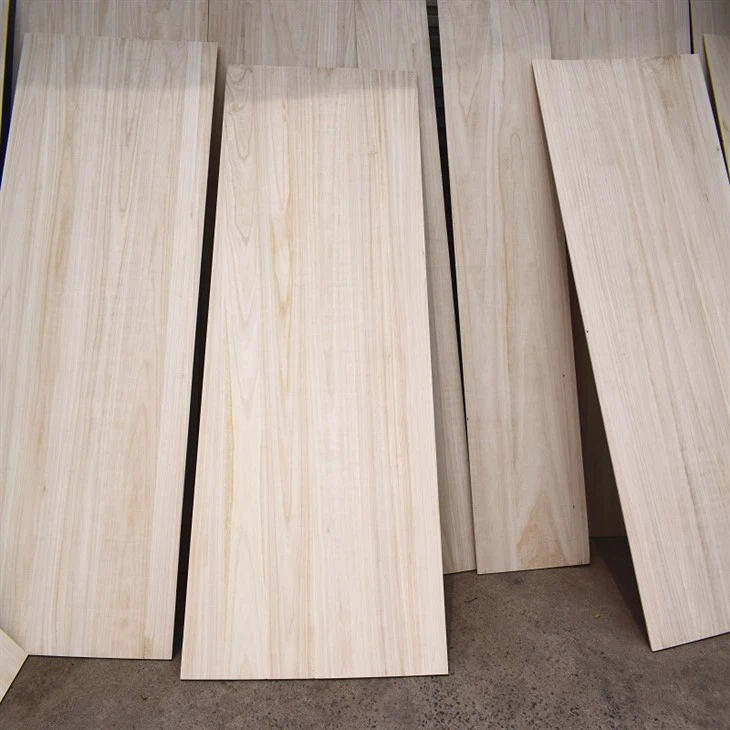 Paulownia Wood Board Vaj Huam Sib Luag